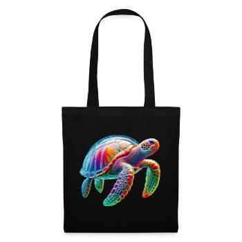 Tortue - Sac en tissu - noir - Devant