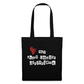 Love my short cougar girlfriend - Tote Bag - black - Front