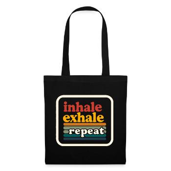Inspirez Expirez Répétez 9 - Sac en tissu - noir - Devant