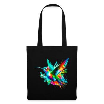 Colibri - Sac en tissu - noir - Devant