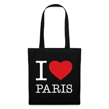 I LOVE PARIS - Tote Bag - black - Front