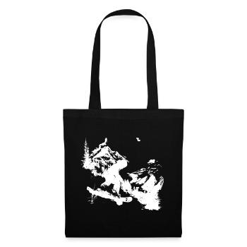 Snowboarding Graphics - Tote Bag - black - Front