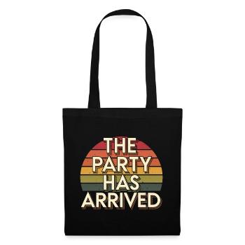 The Party Has Arrived 19 - Stoffbeutel - Schwarz - Vorne