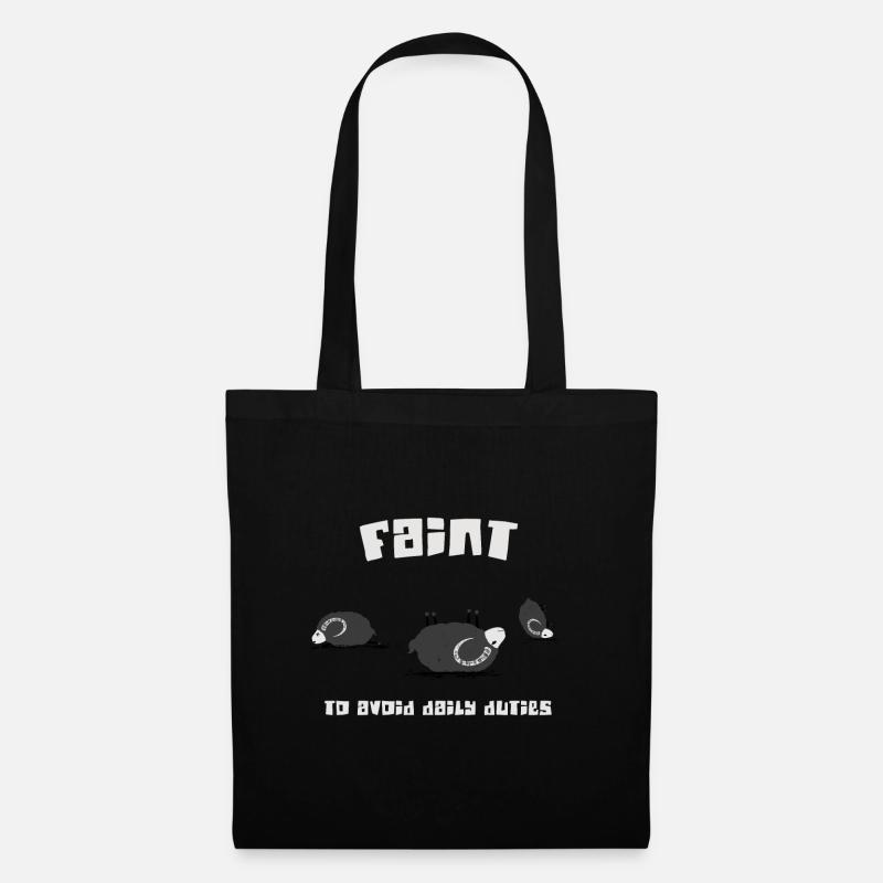 S’évanouir - Sac en tissu - noir