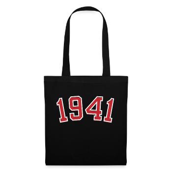 Année de naissance sport 1941 - Sac en tissu - noir - Devant
