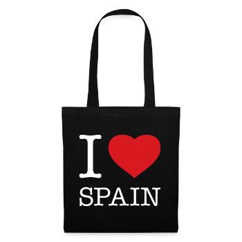 I LOVE SPAIN - Stoffbeutel - Schwarz - Vorne
