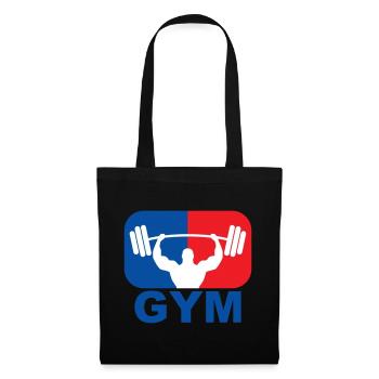 GYM Bodybuilding Gewicht - Stoffbeutel - Schwarz - Vorne