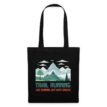 Course sur sentier - Sac en tissu - noir - Devant