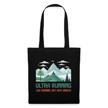 Ultra Running, Like Running But With Snacks - Tote Bag - black - Front