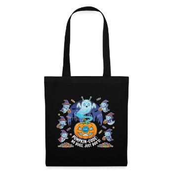 Pumpkin Code: No Bugs, Just Boo's! - Tote Bag - black - Front