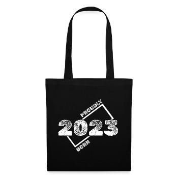 Geschenkidee 2023 - Stoffbeutel - Schwarz - Vorne
