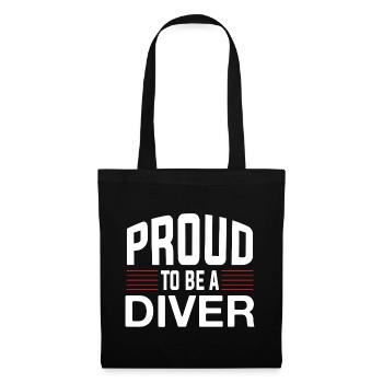 Proud Diver - Tote Bag - black - Front