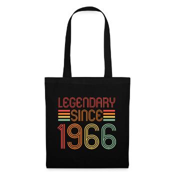 Legendary since 1966, Retro, Birthday - Tote Bag - black - Front