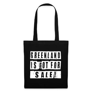 Greenland Is Not For Sale Shirt - Tote Bag - black - Front