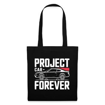 Project Car Forever Garage Design - Sac en tissu - noir - Devant