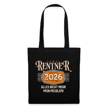 Retrait de pensionnaire 2026 Gift Man Retraite Drôle - Sac en tissu - noir - Devant