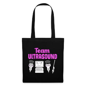 Technicien ultrasonique Technicien ultrasonore - Sac en tissu - noir - Devant