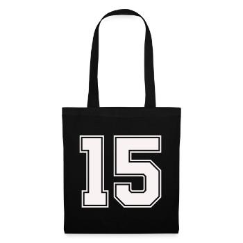 Fifteen Outline Style - Tote Bag - black - Front