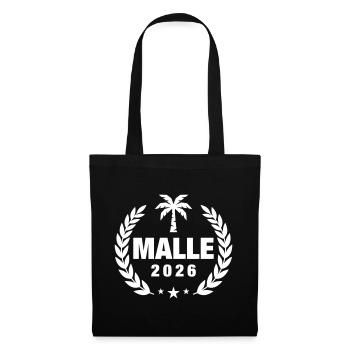 Palmier Malle 2026 - Sac en tissu - noir - Devant