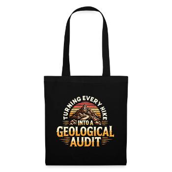 Hike as a rock check | Geology Humor - Tote Bag - black - Front