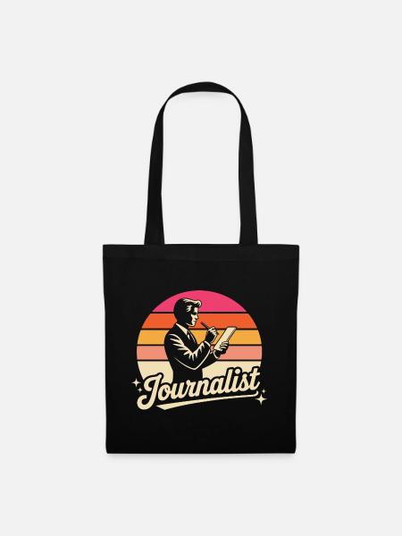 Journalist - Stoffbeutel - Schwarz