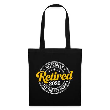 Retired 2026 Funny Retired Graphic Men Retirement - Tote Bag - black - Front