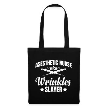  Asesthetic Nurse aka Wrinkles Slayer Botox - Tote Bag - black - Front
