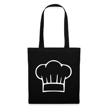 Chef's Hat, Chef, Cooking Gift, Cook - Tote Bag - black - Front
