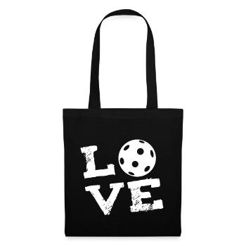 LOVE - field hockey Indoor Hockey Floorball - Tote Bag - black - Front