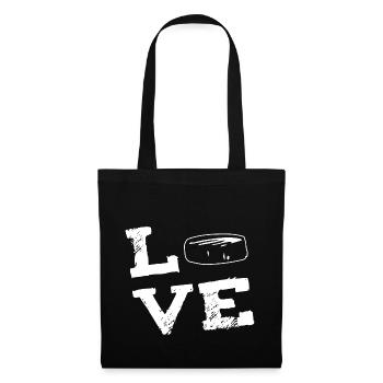 LOVE - hockey ice hockey - Tote Bag - black - Front