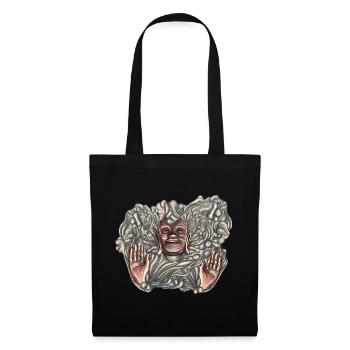 Bain de Bouddha - Sac en tissu - noir - Devant