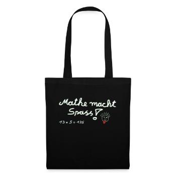 Math est un plaisir! - Sac en tissu - noir - Devant