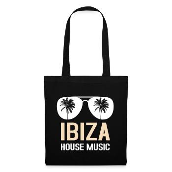 Ibiza Festival - Sac en tissu - noir - Devant
