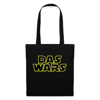 das wars - Stoffbeutel - Schwarz - Vorne