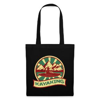 Kayak propaganda | Canoe Canoeing Water sports - Tote Bag - black - Front