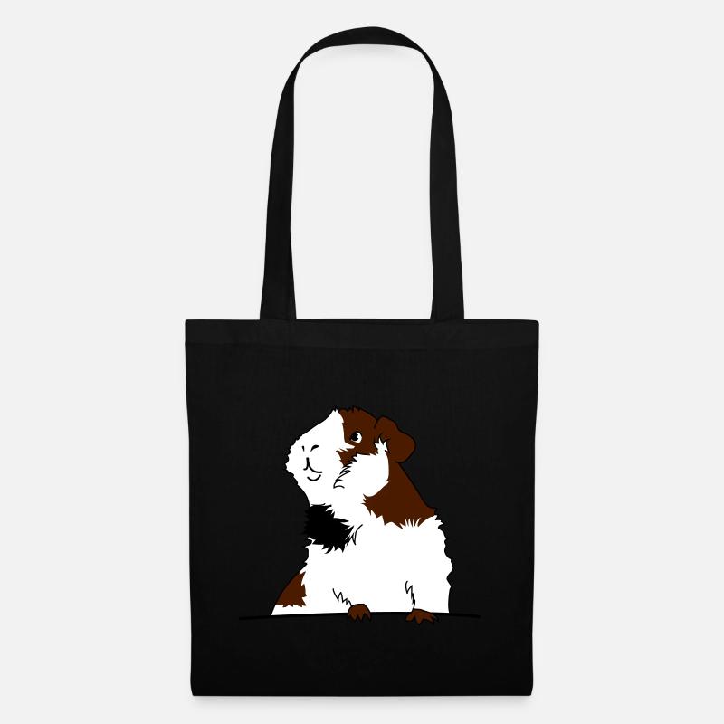 Meerschweinchen - Stoffbeutel - Schwarz