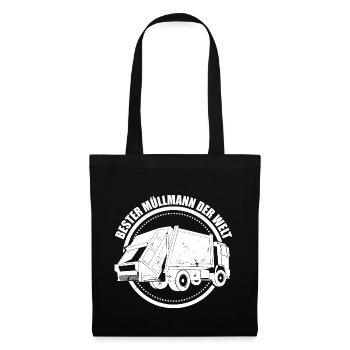 Garbage man waste management gift - Tote Bag - black - Front
