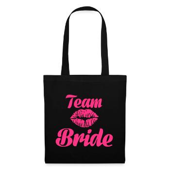 Team Bride - Sac en tissu - noir - Devant