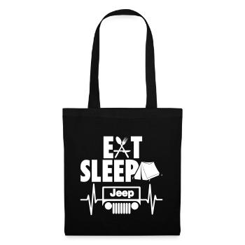Mangez des jeeps Sleep - Sac en tissu - noir - Devant
