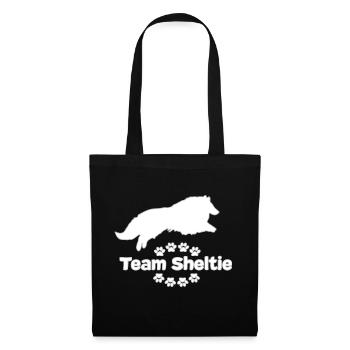 Sheltie Team Design - Tote Bag - black - Front