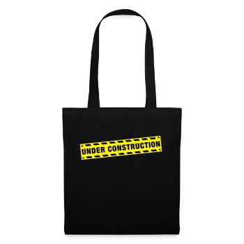 under_construction_de2 - Tote Bag - black - Front