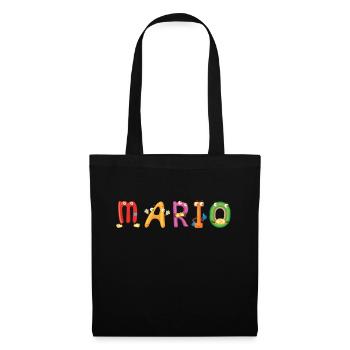 Mario - Stoffbeutel - Schwarz - Vorne