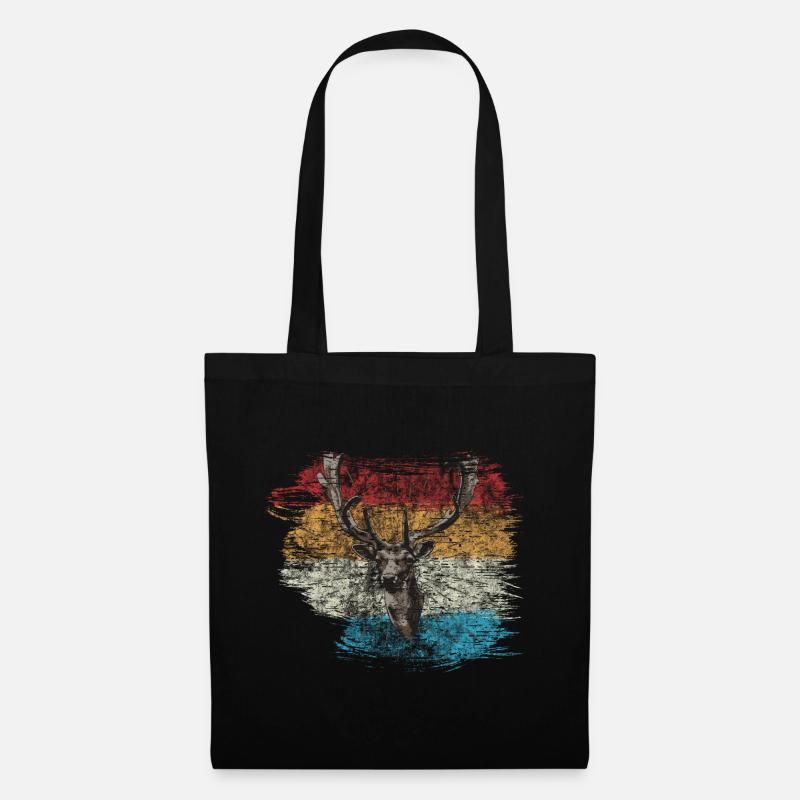 Deer - Tote Bag - black