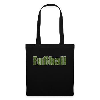 Fussball - Stoffbeutel - Schwarz - Vorne
