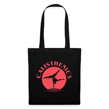 handbalance handstand sun calisthenics Logo Team - Tote Bag - black - Front