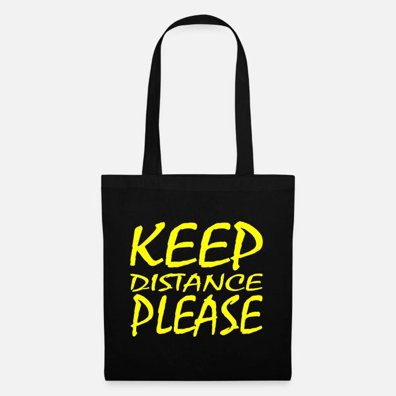 social distancing - Tote Bag - black