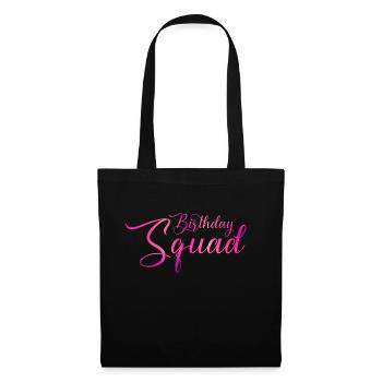 Anniversaire Squad - Sac en tissu - noir - Devant