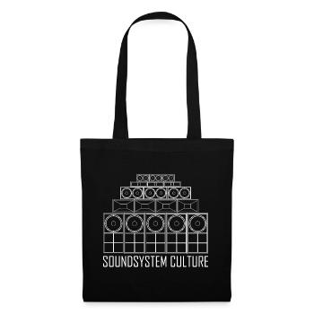 Culture du système sonore - Sac en tissu - noir - Devant