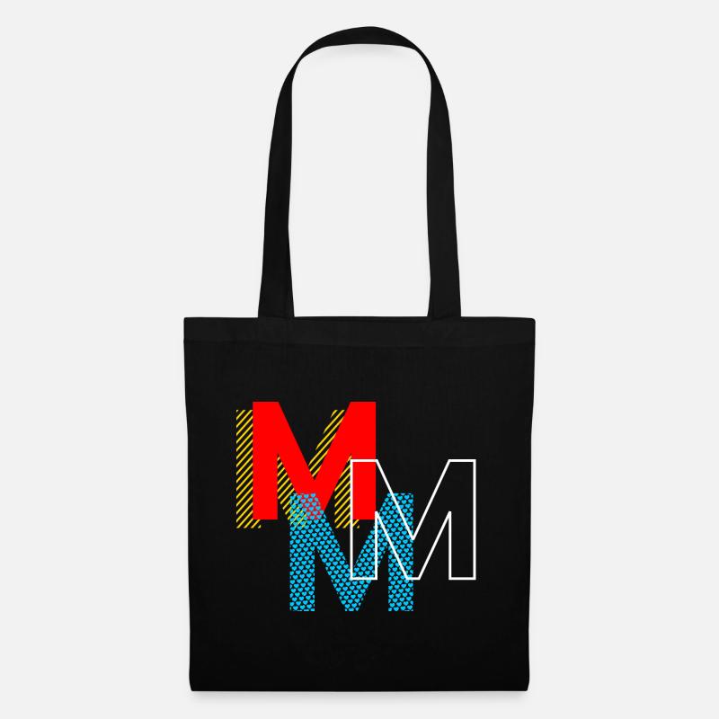 M m m m - Stoffbeutel - Schwarz