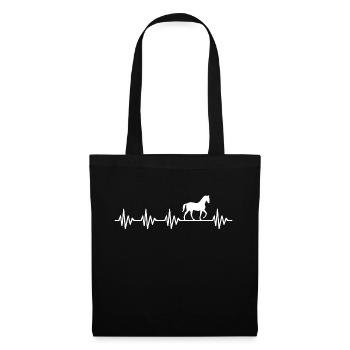 Horse horse - Tote Bag - black - Front